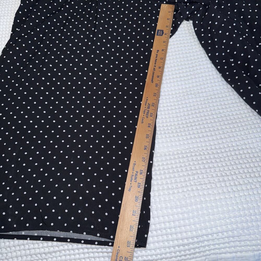 Old Navy Jumpsuit Womens 4X Black Polka Dot Sleeveless Pockets Smocked Back EUC - Picture 11 of 16